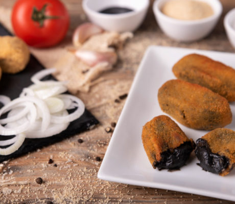 Croquetas de Calamar en su Tinta