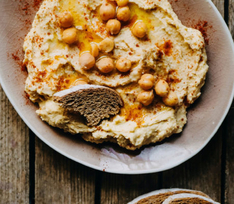 Hummus tradicional libanés