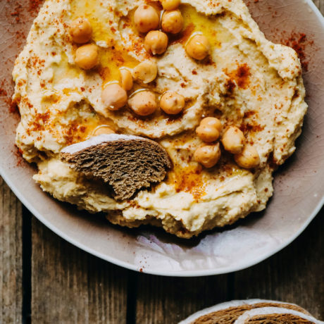 Hummus tradicional libanés