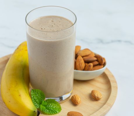 Batido de Plátano, Amaretto y Almendras