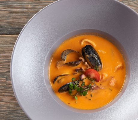 Sopa de Marisco ligeramente picante