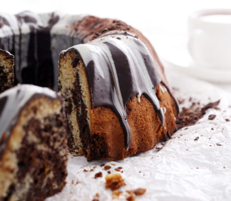 Bizcocho Casero Bicolor de Aceite y Yogur