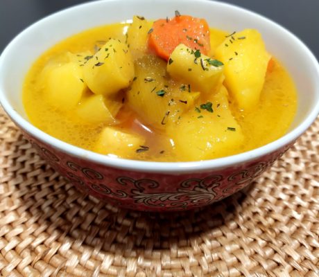 Porrusalda en tapa