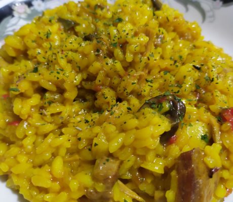 Arroz de Cordero Lechal y Setas