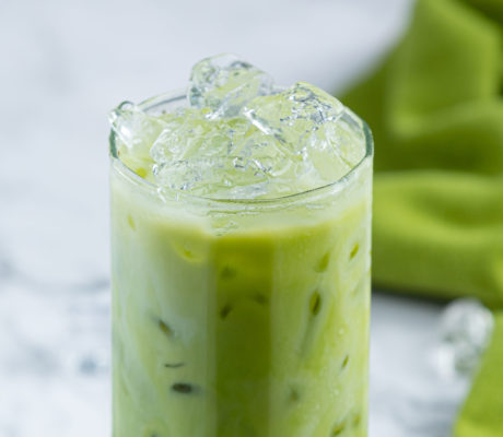 Batido de Helado de Menta y Té Matcha