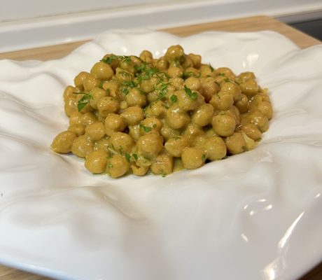 Garbanzos al Curry de Coco