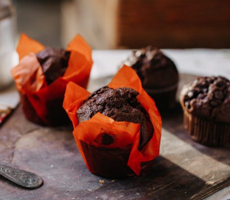 Magdalena de Chocolate rellena de Crema Lotus