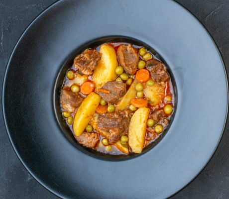 Ternera Estofada especiada con Verduras