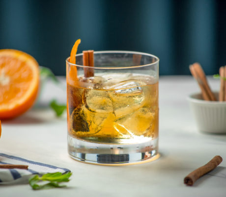 Whisky Coctel añejo, Canela y Naranja