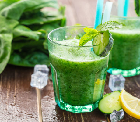 Batido de Verduras y Frutos Verdes
