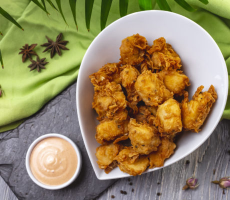 Pescado Frito adobado con Rebozado Crujiente Kentucky