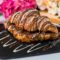 Croissant plancha con Tres Chocolates