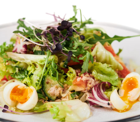 Ensalada Mixta con Vinagreta Balsámica de Mostaza antigua a la Miel