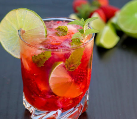 Mojito de Fresa y Frambuesa