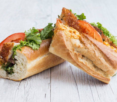 Bocadillo de Pollo Frito especiado