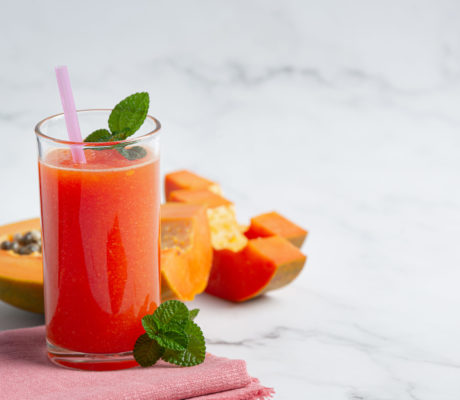 Batido de Papaya y Licor de Melocotón