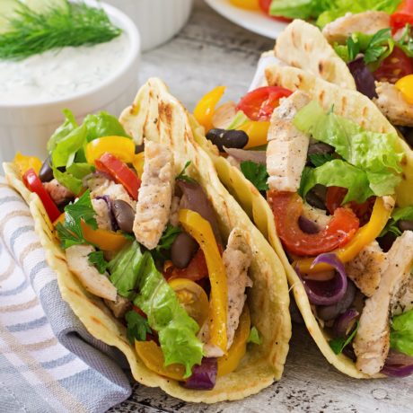Tacos de Pollo con Verduras