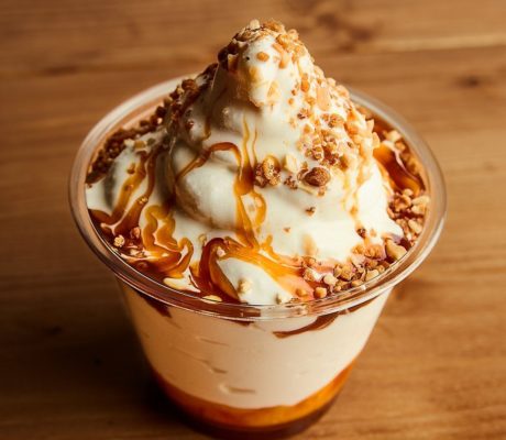 Helado de Dulce de Leche Salado, Toffe y Caramelo