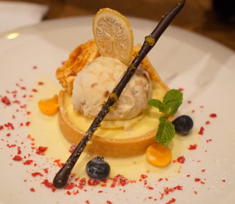 Tarta de Limón invertida con Merengue Tostado