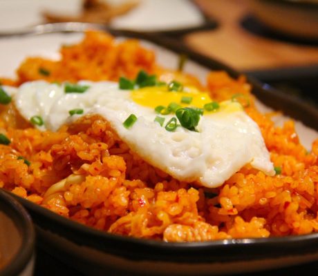 Arroz Kimchi con Huevo frito