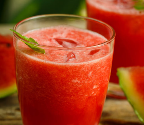 Smoothie de Sandía y Fresas