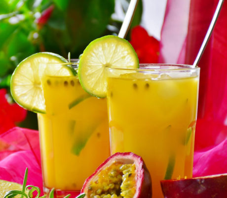 Cocktail Pasión de Naranja con Lima y Melón