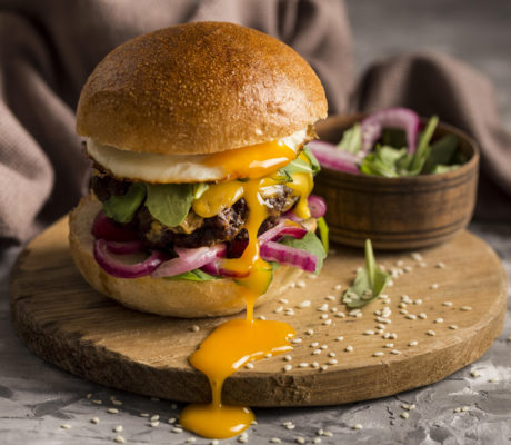 Mini Burger Ibérica con Huevo