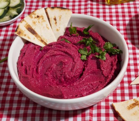 Hummus de Frambuesa y Remolacha