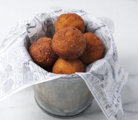 Croquetas de Salchichón y Espárragos