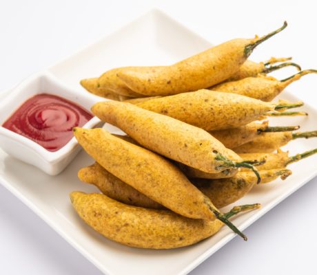 Chiles a la Gabardina rellenos de Queso