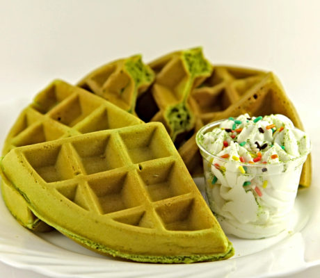 Waffle de Té Matcha