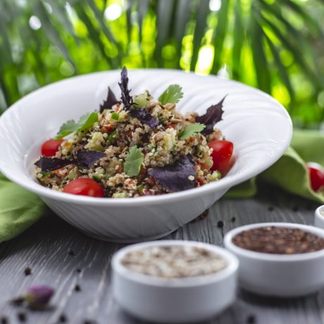 Ensalada de Quinoa con Tomates Confitados