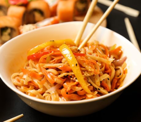 Tallarines con Verduras