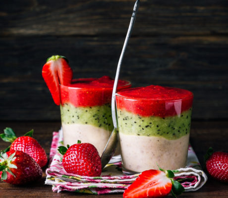 Batido Smoothie Tricolor