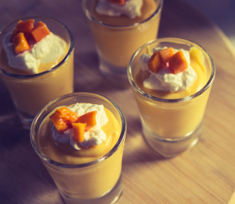 Mousse de Mango con Queso