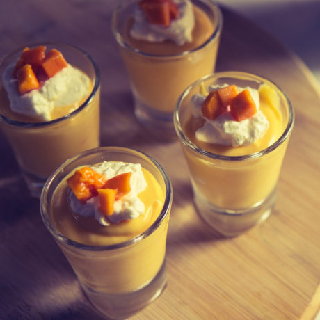 Mousse de Mango con Queso