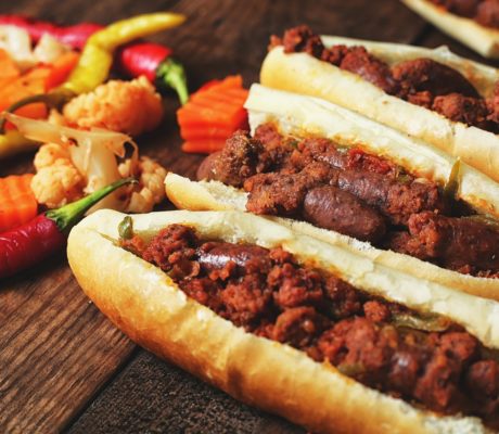 Bocadillo de Chorizo con Sofrito y Chimichurri