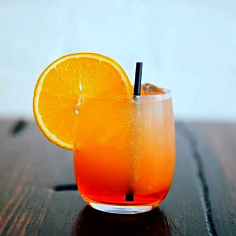 Cocktail Naranja de Higo y Manzana