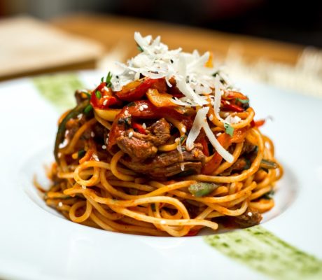 Pasta a la Mexicana con mole