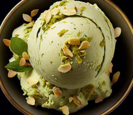 Helado de Pistacho al Amaretto