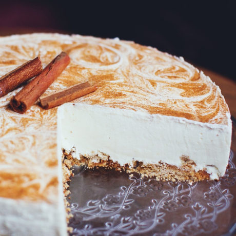 Tarta de Quesos, Manzana y Canela