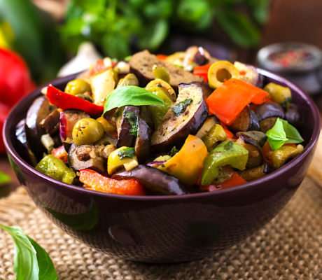 Ensalada Asada y Fresca