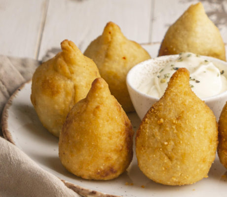 Coxinhas de Patata y Pollo al Curry