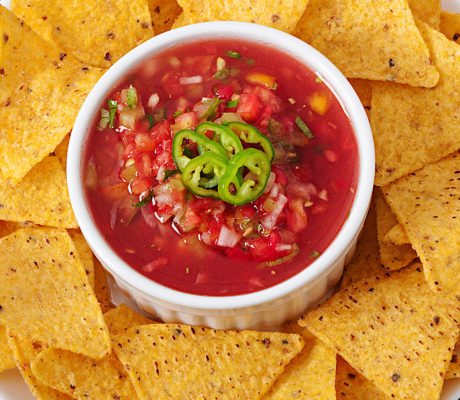 Pico de Gallo con Nachos