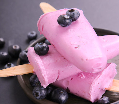 Helado de Arándanos con Yogur