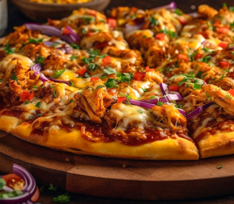 Pizza de Pollo con Chipotle a la Barbacoa