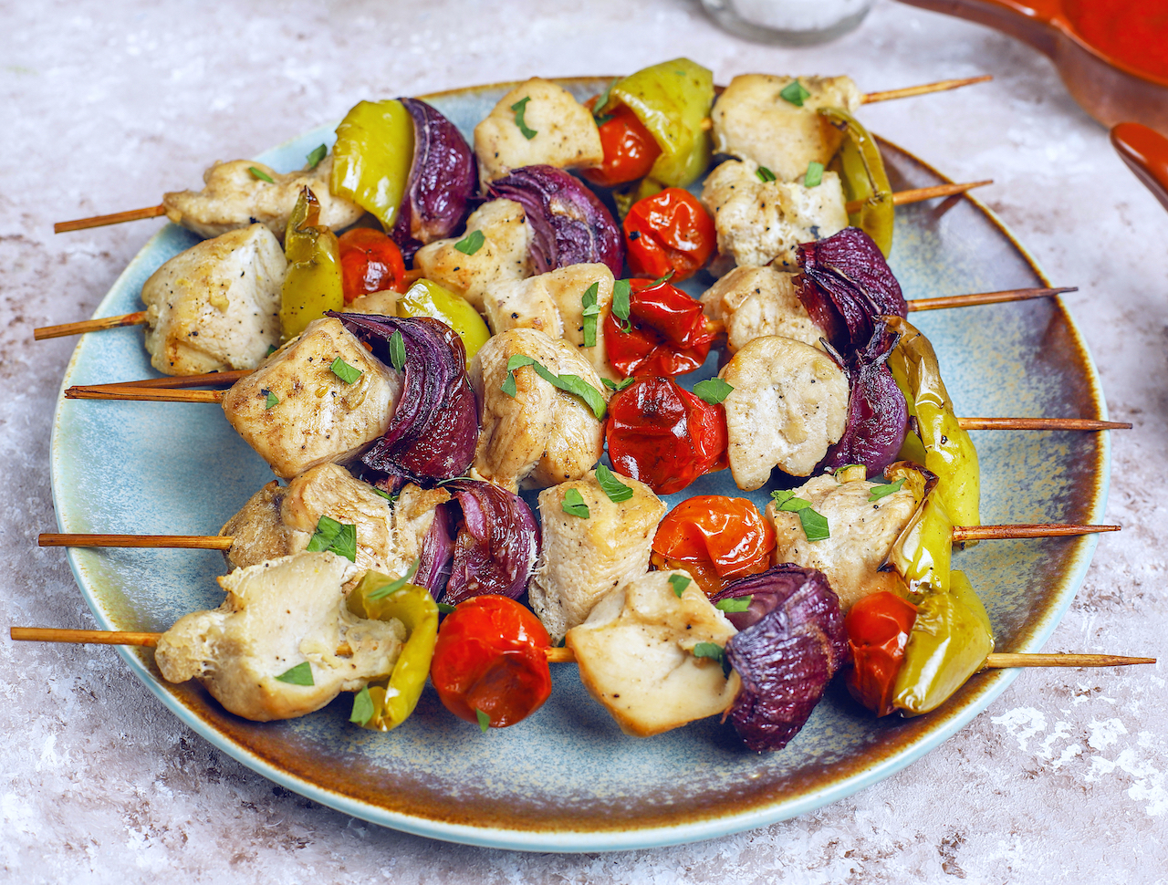 Brochetas De Pollo Y Verduras - Chefeel.com