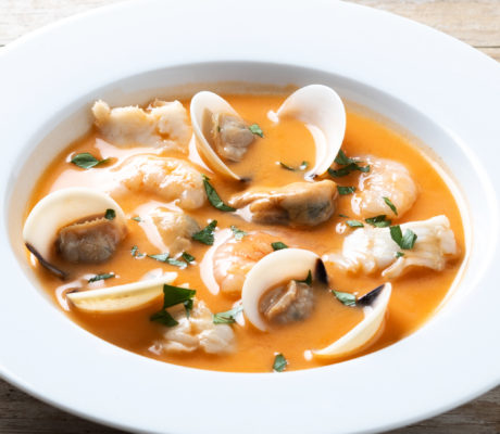 Sopa de Pescado y Marisco