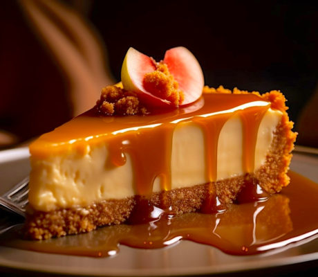 Tarta de Queso con Dulce de Leche