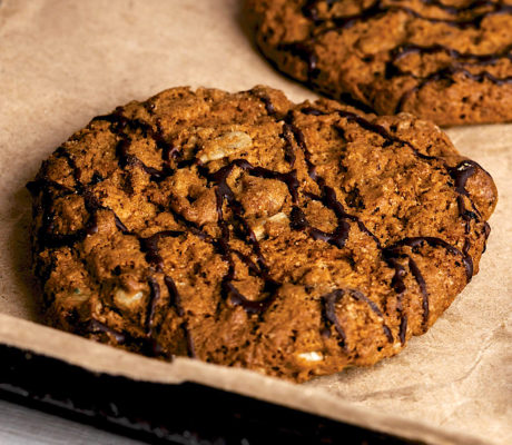 Galletas de Cacahuete con Canela y Chocolate